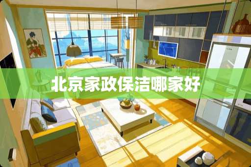 北京家政保洁哪家好