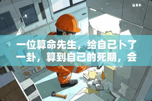 一位算命先生，给自己卜了一卦，算到自己的死期，会是什么心情？