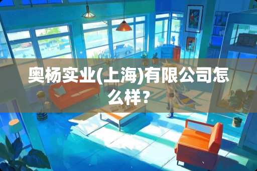 奥杨实业(上海)有限公司怎么样？