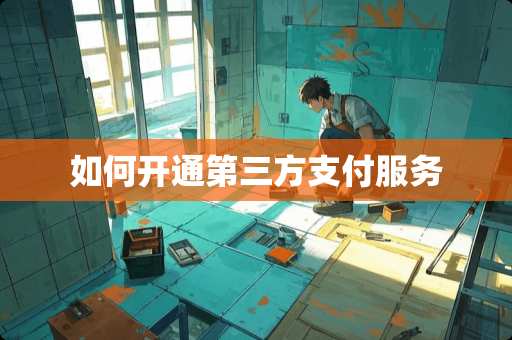 如何开通第三方支付服务