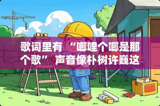 歌词里有 “啷哩个啷是那个歌” 声音像朴树许巍这种 像民谣 不是鹏泊