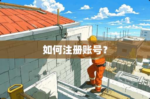 如何注册账号？