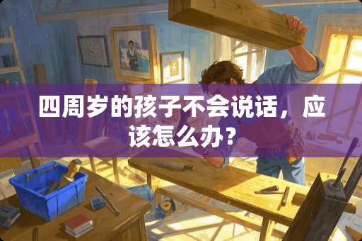 四周岁的孩子不会说话，应该怎么办？