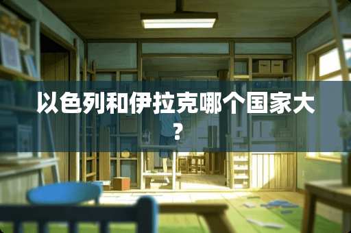 以色列和伊拉克哪个国家大？