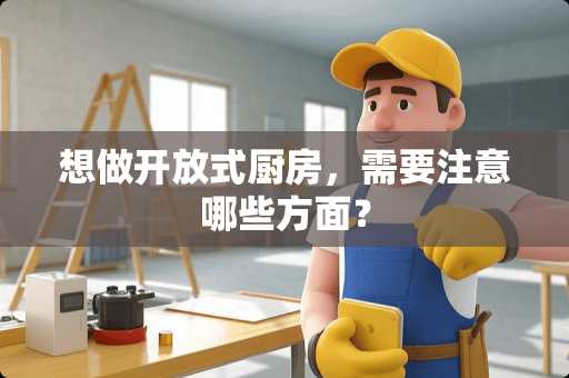 想做开放式厨房，需要注意哪些方面？