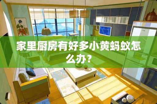 家里厨房有好多小黄蚂蚁怎么办？