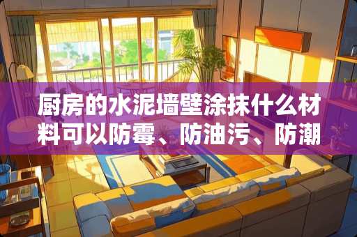 厨房的水泥墙壁涂抹什么材料可以防霉、防油污、防潮、防水 、经久耐用？