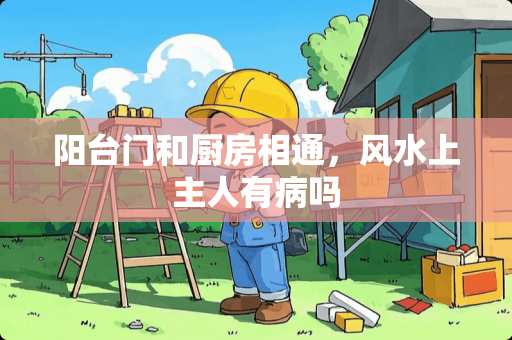 阳台门和厨房相通，风水上主人有病吗