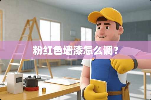 粉红色墙漆怎么调？