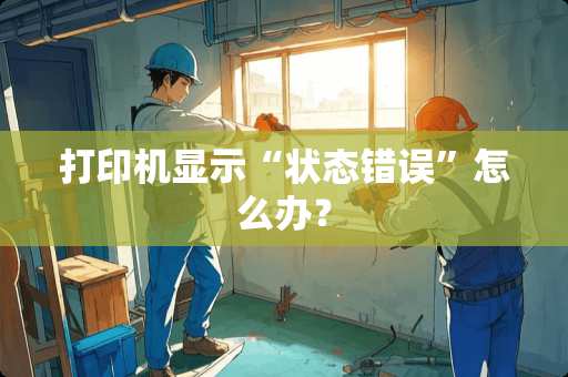 打印机显示“状态错误”怎么办？