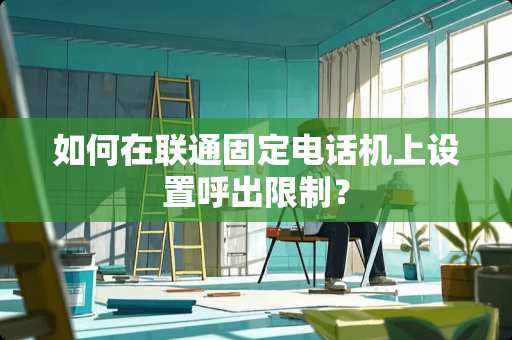 如何在联通固定电话机上设置呼出限制？