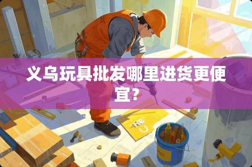 义乌玩具批发哪里进货更便宜？