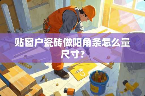 贴窗户瓷砖做阳角条怎么量尺寸？