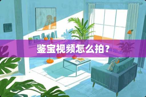 鉴宝视频怎么拍？