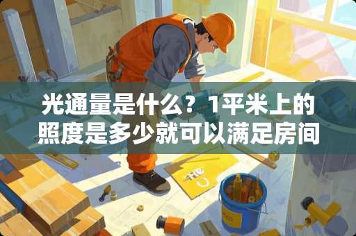 光通量是什么？1平米上的照度是多少就可以满足房间亮度的要求。