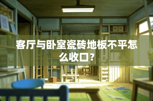 客厅与卧室瓷砖地板不平怎么收口？