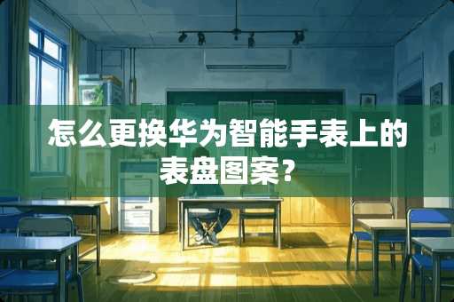 怎么更换华为智能手表上的表盘图案？