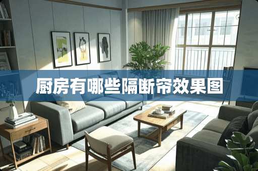 厨房有哪些隔断帘效果图