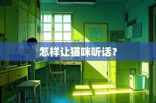 怎样让猫咪听话？