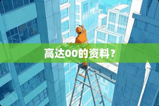 高达00的资料？