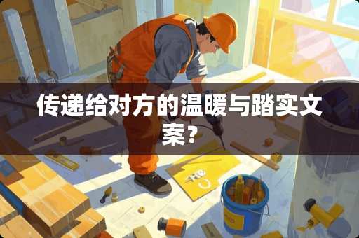 传递给对方的温暖与踏实文案？