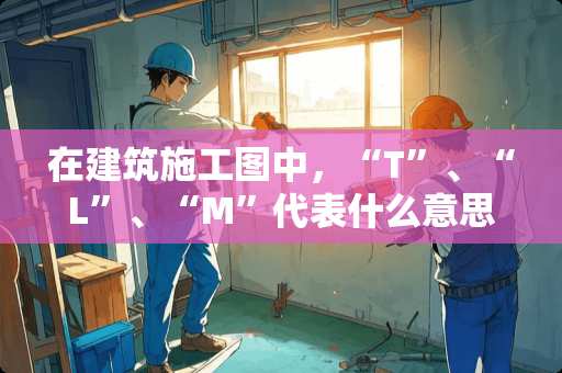 在建筑施工图中，“T”、“L”、“M”代表什么意思？