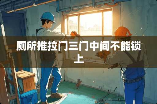 厕所推拉门三门中间不能锁上