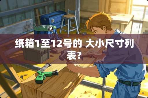 纸箱1至12号的 大小尺寸列表？