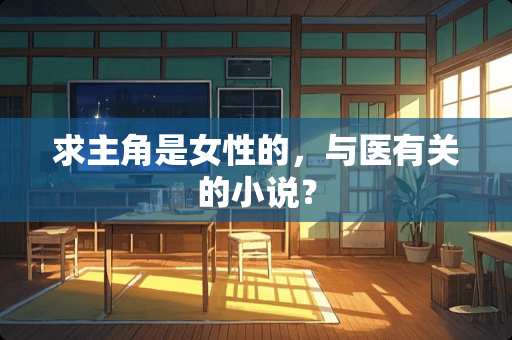 求主角是女性的，与医有关的小说？