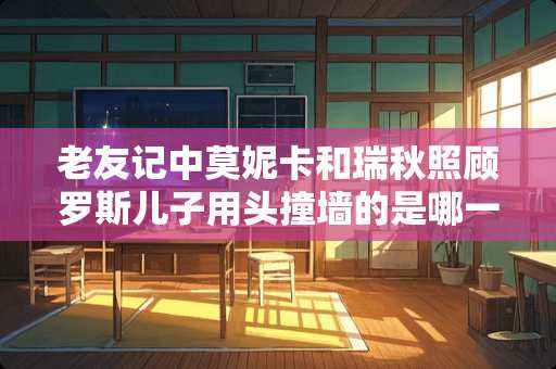 老友记中莫妮卡和瑞秋照顾罗斯儿子用头撞墙的是哪一集？