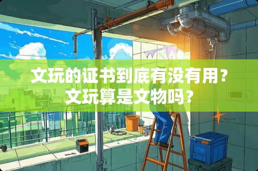 文玩的证书到底有没有用？文玩算是文物吗？