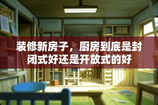 装修新房子，厨房到底是封闭式好还是开放式的好
