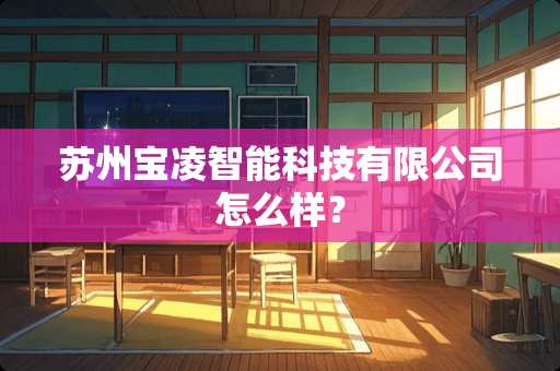 苏州宝凌智能科技有限公司怎么样？