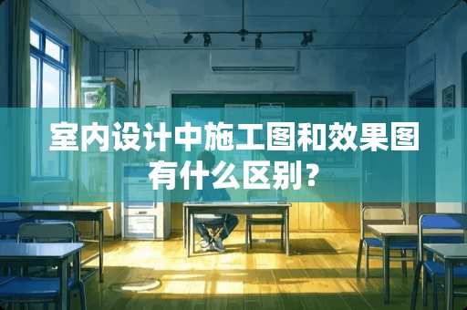 室内设计中施工图和效果图有什么区别？