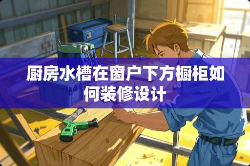 厨房水槽在窗户下方橱柜如何装修设计