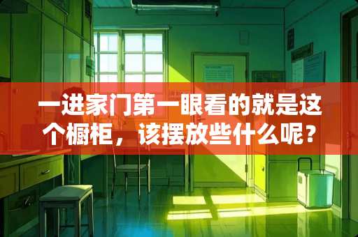 一进家门第一眼看的就是这个橱柜，该摆放些什么呢？