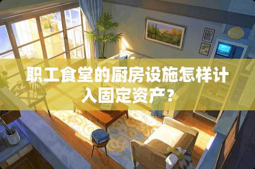 职工食堂的厨房设施怎样计入固定资产？