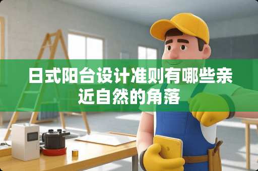 日式阳台设计准则有哪些亲近自然的角落