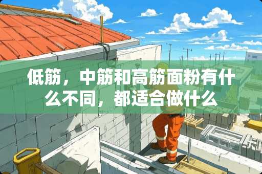 低筋，中筋和高筋面粉有什么不同，都适合做什么