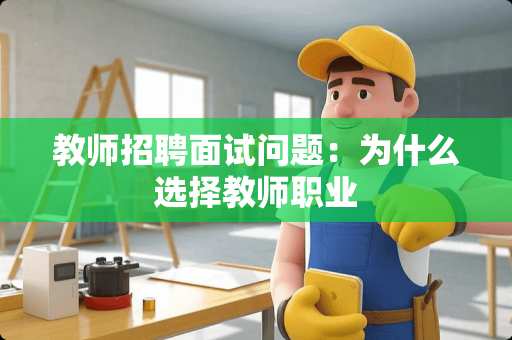 教师招聘面试问题：为什么选择教师职业