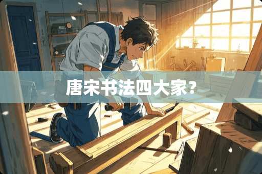 唐宋书法四大家？