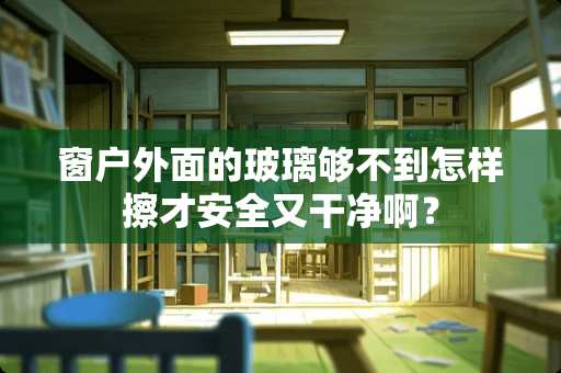 窗户外面的玻璃够不到怎样擦才安全又干净啊？