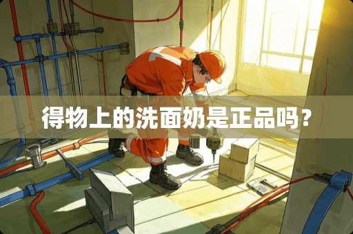 得物上的洗面奶是正品吗？