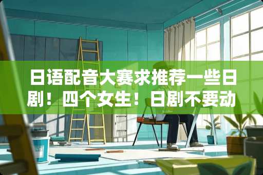 日语配音大赛求推荐一些日剧！四个女生！日剧不要动漫？