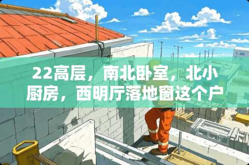 22高层，南北卧室，北小厨房，西明厅落地窗这个户型怎么呢样？