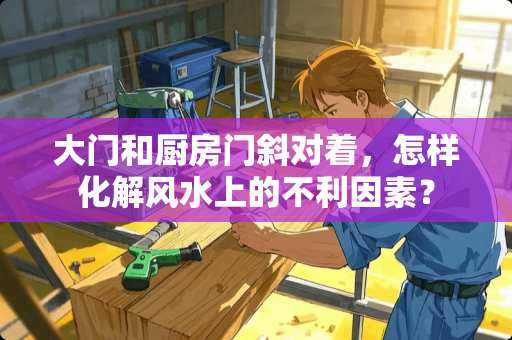 大门和厨房门斜对着，怎样化解风水上的不利因素？