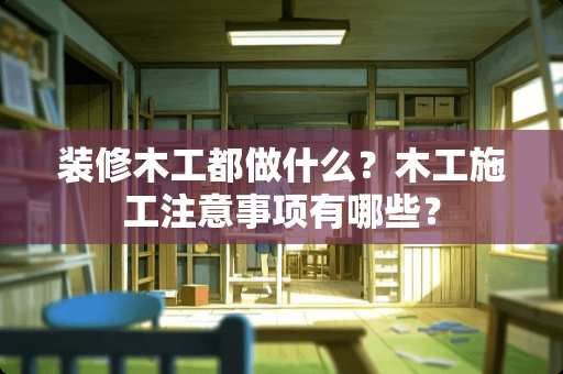 装修木工都做什么？木工施工注意事项有哪些？