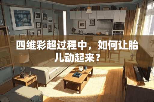 四维彩超过程中，如何让胎儿动起来？