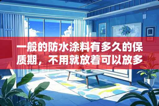 一般的防水涂料有多久的保质期，不用就放着可以放多久？