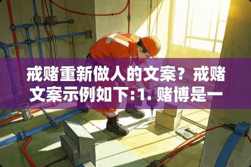 戒赌重新做人的文案？戒赌文案示例如下:1. **是一种不负责任的行为